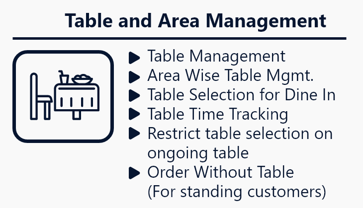 table and area management