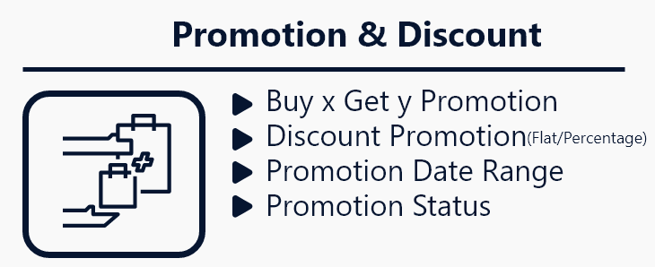 typographic promotion & discount