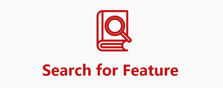 search for features icon 