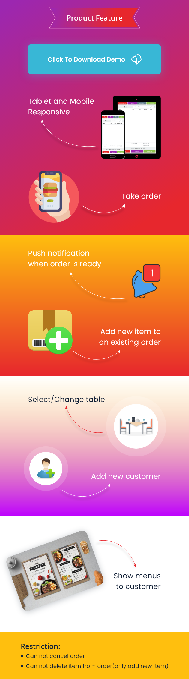 product feature and demo